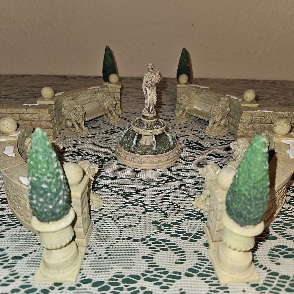 Department 56 Camden Park Square Village Accessory Set